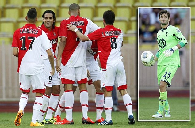 Monaco vs Tottenham 5-2, Spurs Tanpa Bale Dibantai Falcao dkk